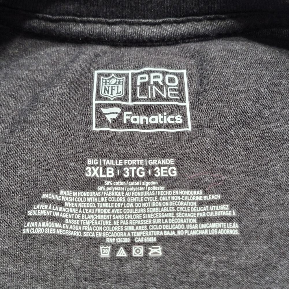 LA Rams Shirt Mens 3XL XXXL Gray Super Bowl LIII Graphic Long Sleeve Crewneck - Picture 5 of 9